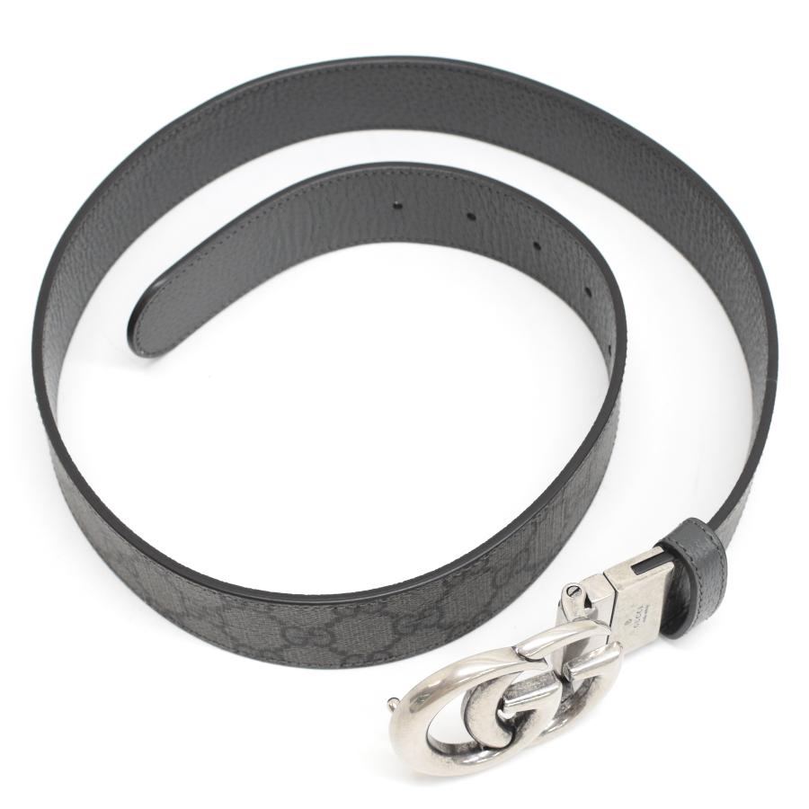 ダブルG グッチ リバーシブル ベルト サイズ85 34 ウエスト 627055 GG