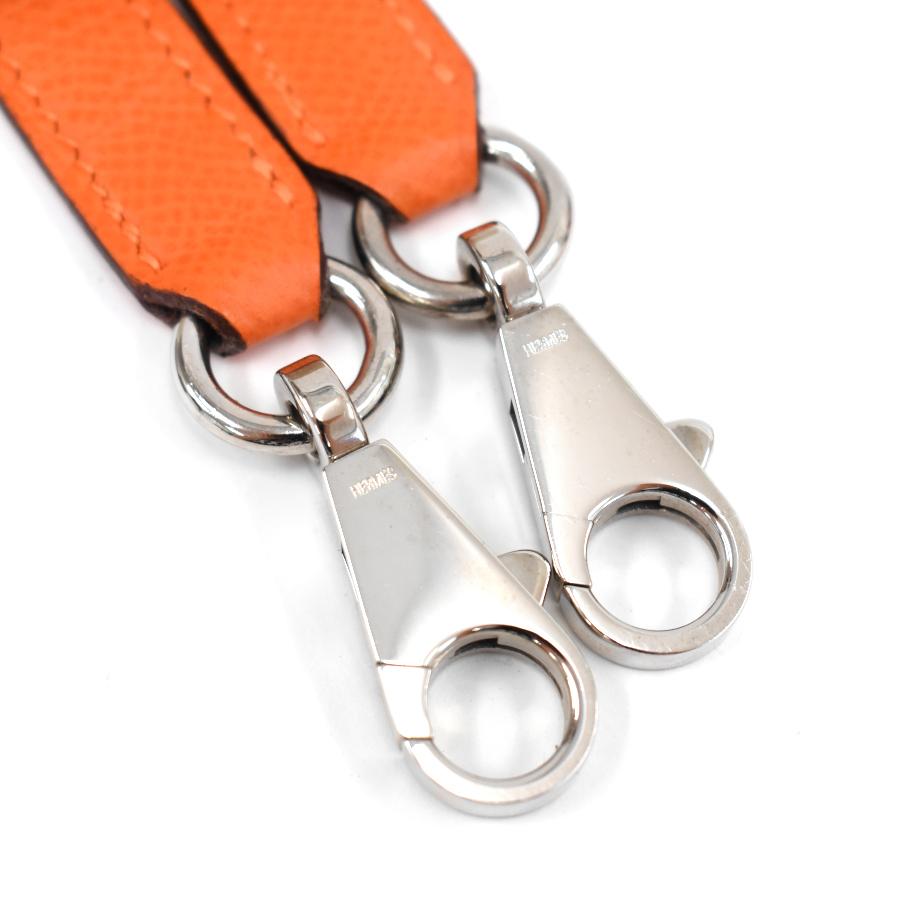 HERMES（エルメス） 1点限定 ショルダーストラップ レザー オレンジ系