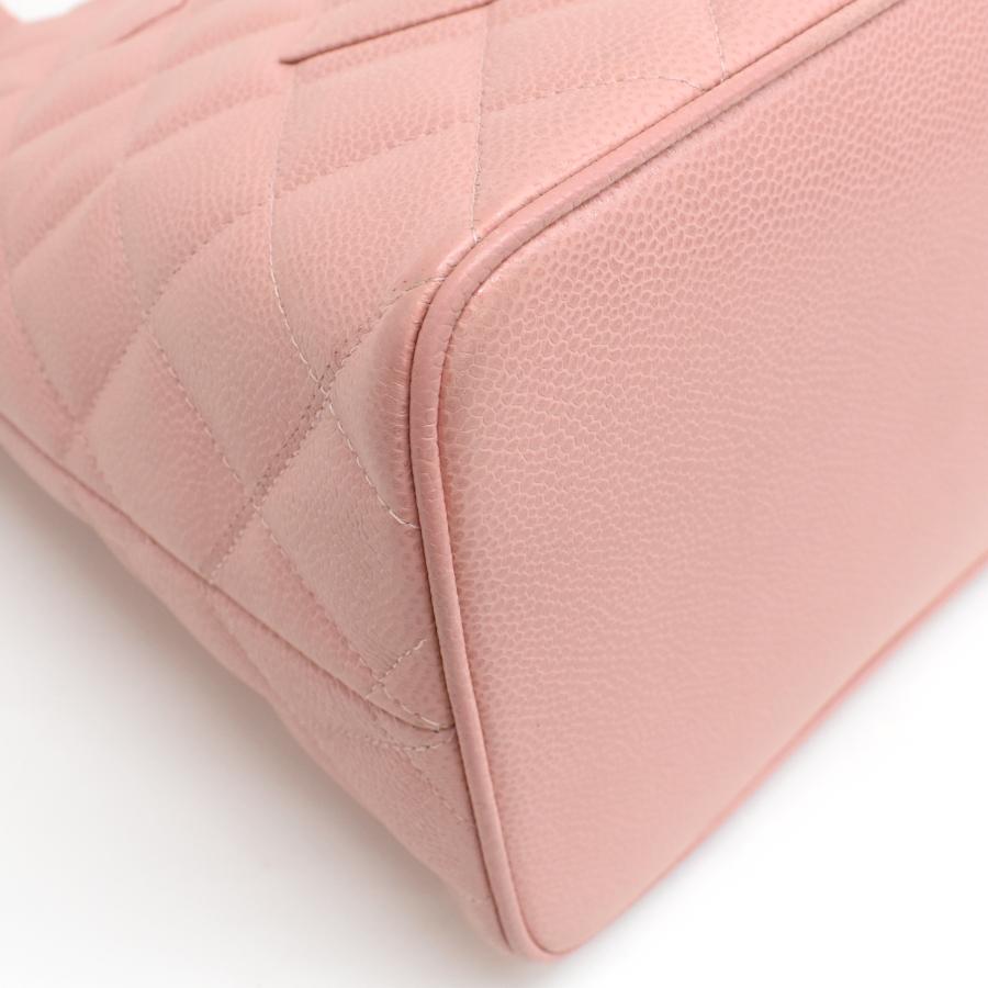 キャビアスキン シャネル 復刻トート ハンドバッグ A01804 ピンク