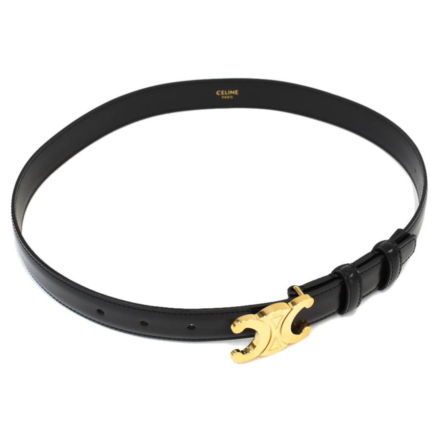 CELINE（セリーヌ） 未使用品 トリオンフ バックル ベルト レザー