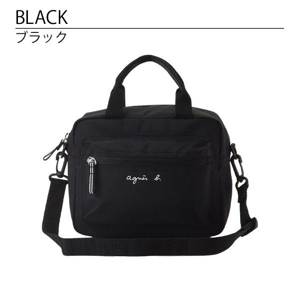 agnes b.（アニエスベー） ショルダーバッグ ポシェット ロゴ ナイロン