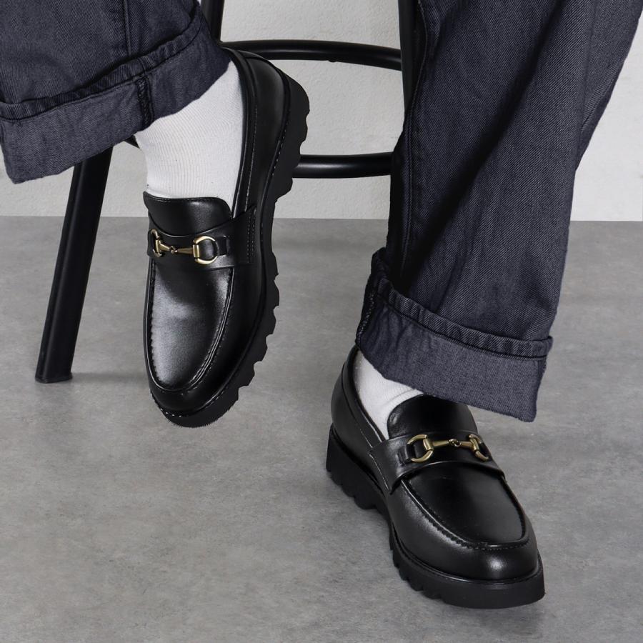 Dedes（デデス） ローファー メンズ ビット 革靴 黒 カジュアル