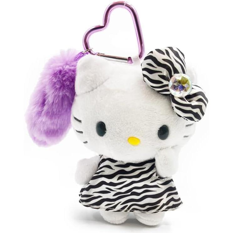 ハローキティ しっぽ付きマスコットキーホルダー ゼブラ キティちゃん