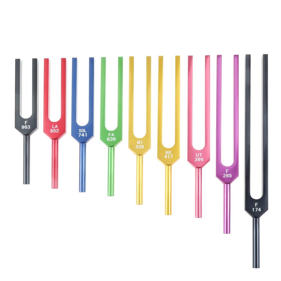 ソルフェジオ周波数 音叉 おんさ チューナー 9本セット「174Hz