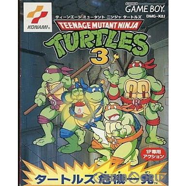 中古即納』{箱説明書なし}{GB} TEENAGE MUTANT NINJA TURTLES 3