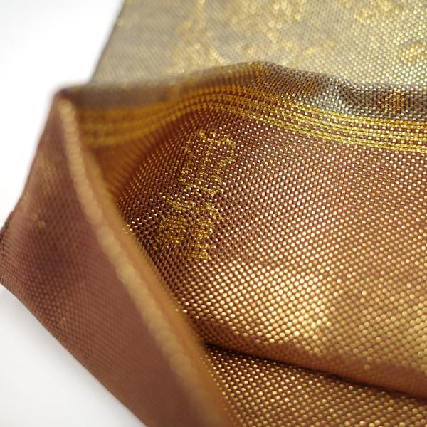 本袋帯 京都 西陣 川島織物 高級 本金 正絹 絹 金糸 色紙文 名物裂