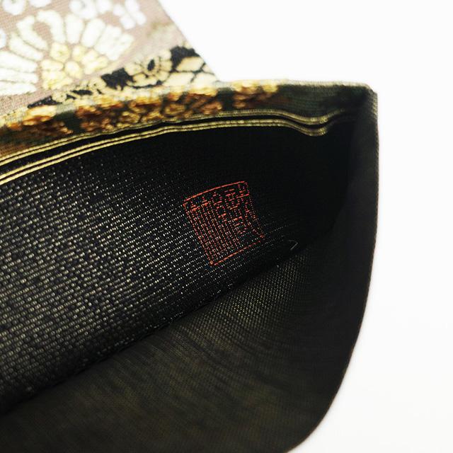 袋帯 フォーマル 未使用 正絹 京都 西陣 煌金 金銀太箔 黒 灰紫 金