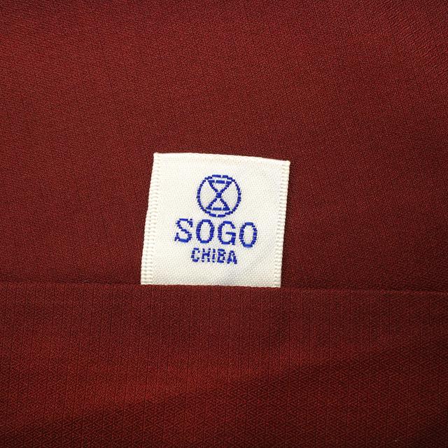 本場大島紬 袷 着物 正絹 7マルキ 一元式 黒こげ茶 雪輪 花