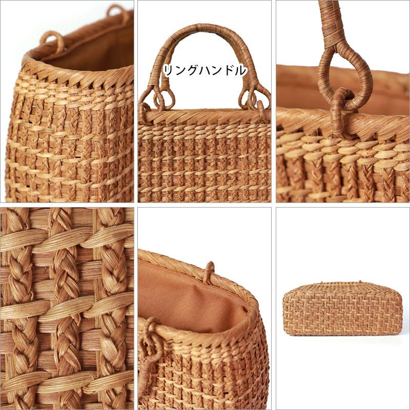 みよし漆器本舗 50％OFF 山葡萄 かごバッグ 1年保証付き 内布付き 山