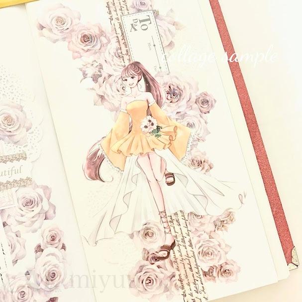 シール ステッカー セット おしゃれ 女の子 コラージュ素材 コラージュ