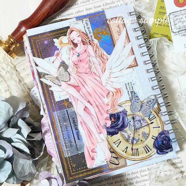 コラージュ 人物 ステッカー セット おしゃれ シール 女の子