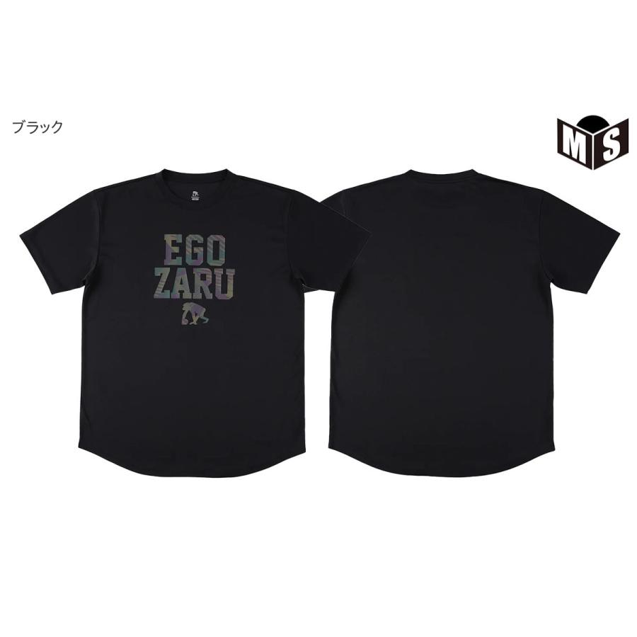 EGOZARU（エゴザル） ワイドジオメトリック ブロック Tシャツ