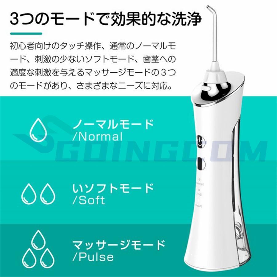 口腔洗浄器 ジェットウォッシャー 歯垢除去 日本製 電動 口内洗浄機