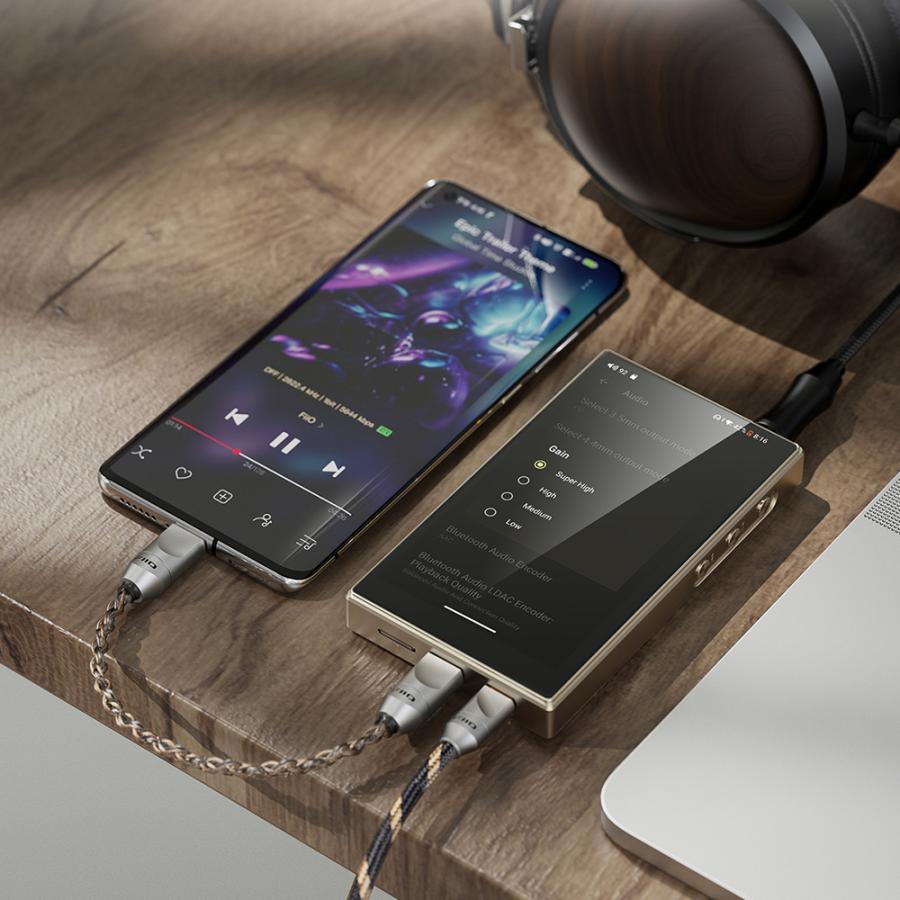 FIIO デジタルオーディオプレーヤー M21 ゴールド (FIO-M21-G)《ロゴ