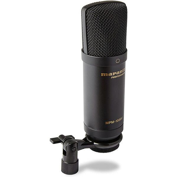マランツプロ USBコンデンサーマイク MPM1000U + 卓上スタンド AD11