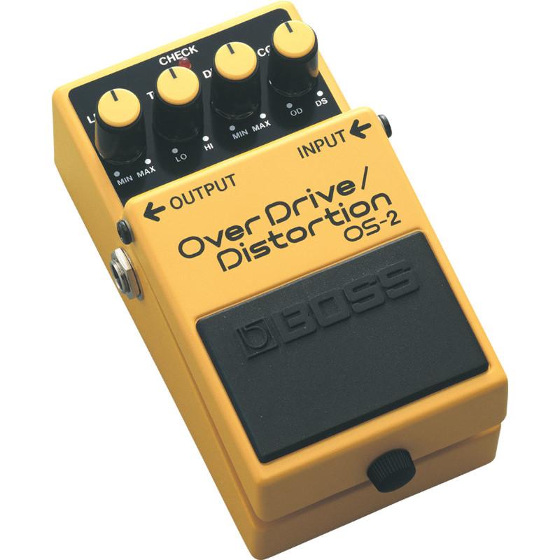 BOSS ボス OS-2 OverDrive Distortion + 純正ACアダプター PSA-100S2