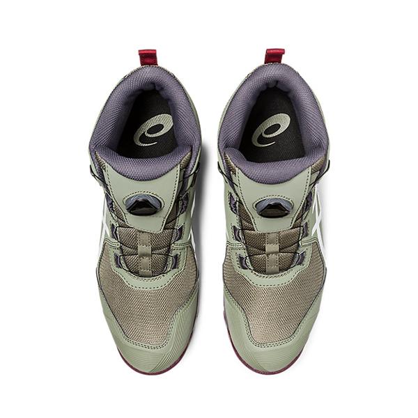 ASICS（アシックス） 安全靴 ウィンジョブ CP214 BOA ライケングリーン