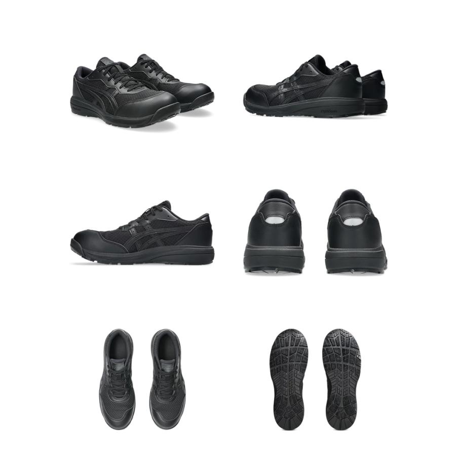 アシックス WINJOB CP221 ブラック×ブラック 21.5〜29,30,31,32cm