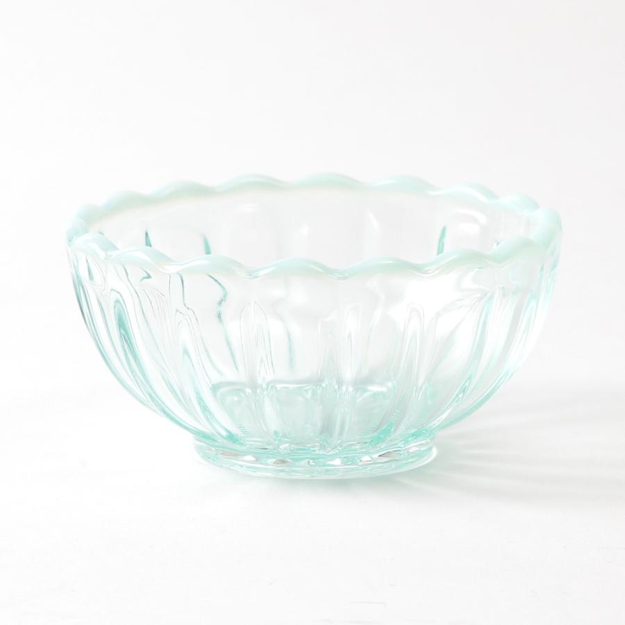 2個で送料無料 廣田硝子 雪の花 ひめ鉢 ガラス レトロ 夏 日本製