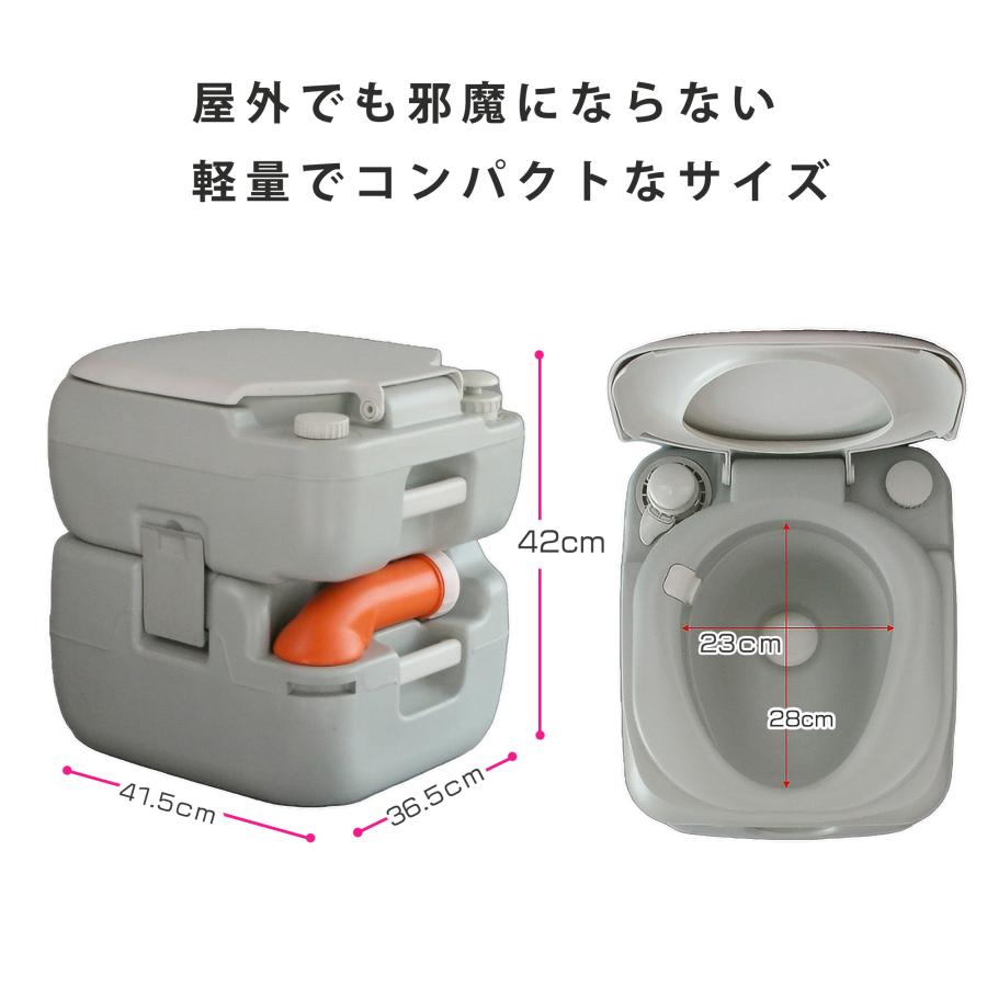 トイレ 水洗トイレ ポータブルトイレ 洋式 簡易トイレ 汚水メーター付