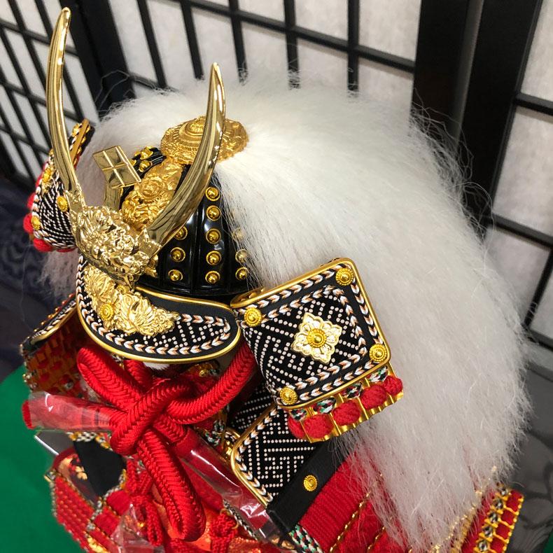 旭翠作 武田信玄 収納式 鎧飾り 10号 鎧単品 五月節句 五月人形 よろい