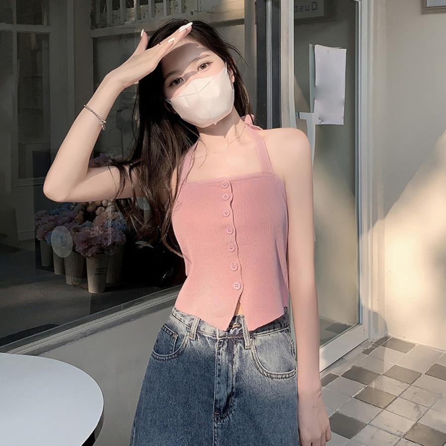 miniministore（ミニミニストア） ホルターネック キャミソール ニット