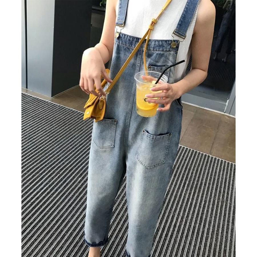 miniministore（ミニミニストア） サロペット デニムパンツ レディース