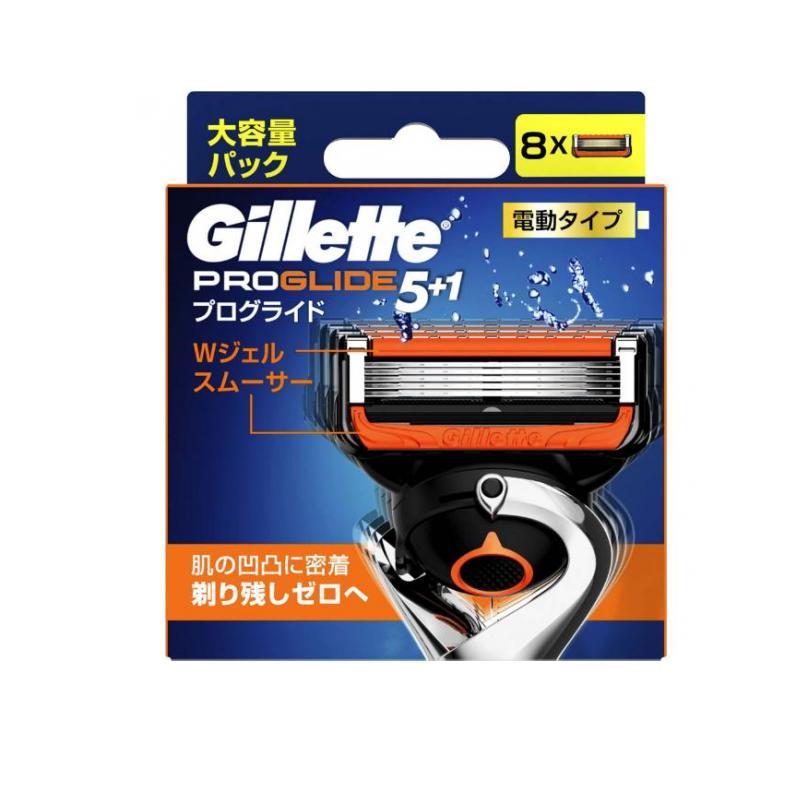 ジレット プログライド5+1 パワー 電動タイプ 替刃 大容量パック 8個入