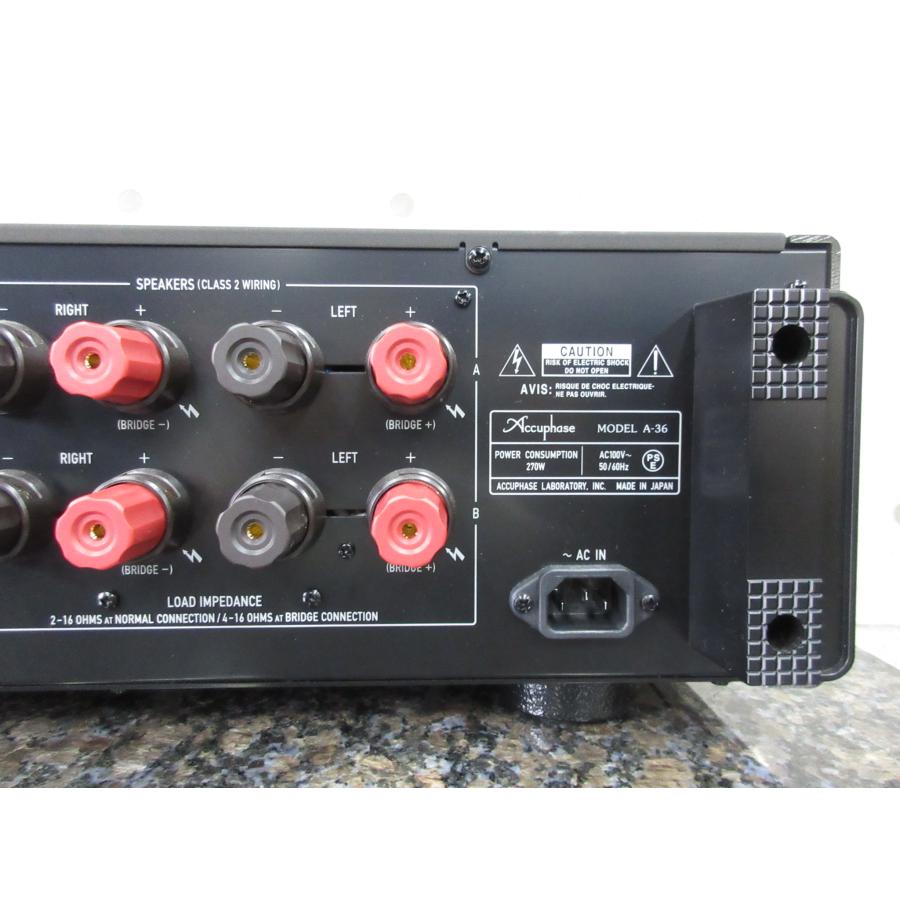 Accuphase パワーアンプ A-36 アキュフェーズ : みんなのTOKUTOKU市場