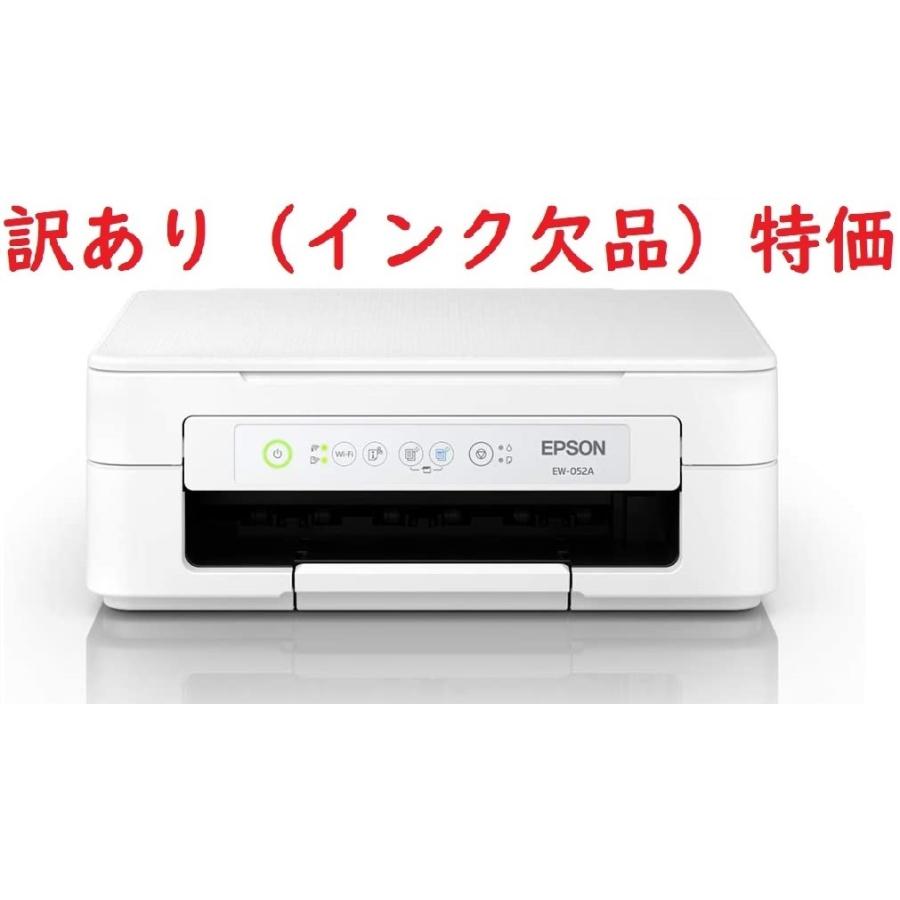 カラリオ EPSON プリンター複合機 本体 EW-052A 訳あり特価（インク欠