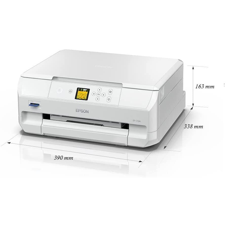 カラリオ EPSON プリンター複合機 本体 EP-714A 白☆スマホ対応 ☆訳