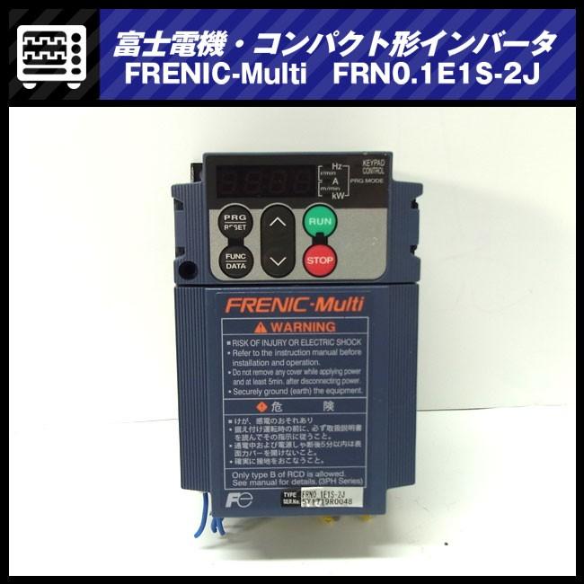 ☆富士電機 FRN0.1E1S-2J・コンパクト形インバータ 3相200V FRENIC