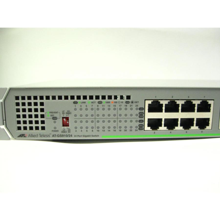 ▽Allied Telesis CentreCOM AT-GS910/24 24ポート ギガビットスイッチ