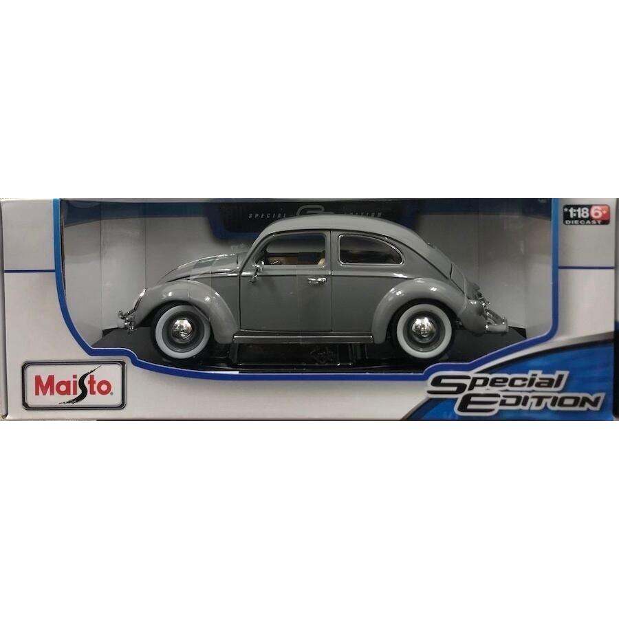 マイスト ミニカー 1955 Volkswagen Beetle KAFER Grey 1/18 MAISTO
