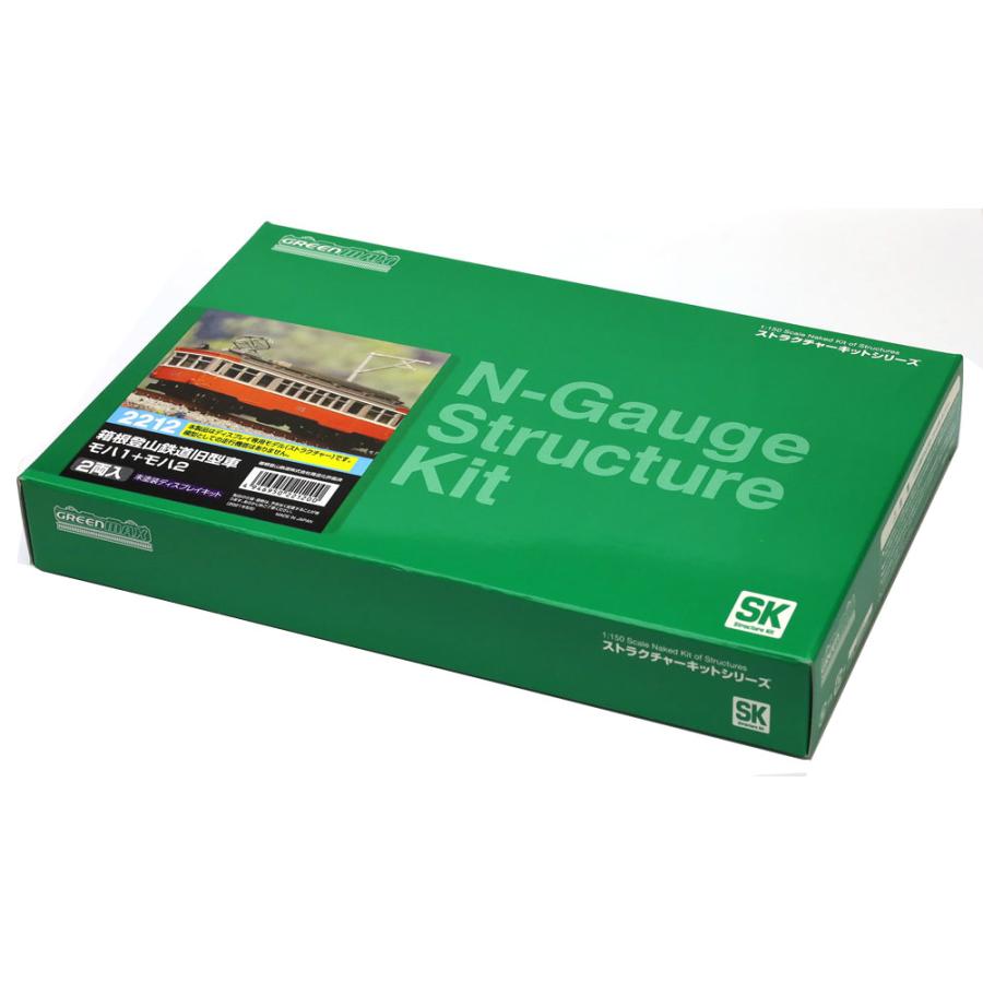 グリーンマックス（GREENMAX） 箱根登山鉄道旧型車モハ1+モハ2 未塗装