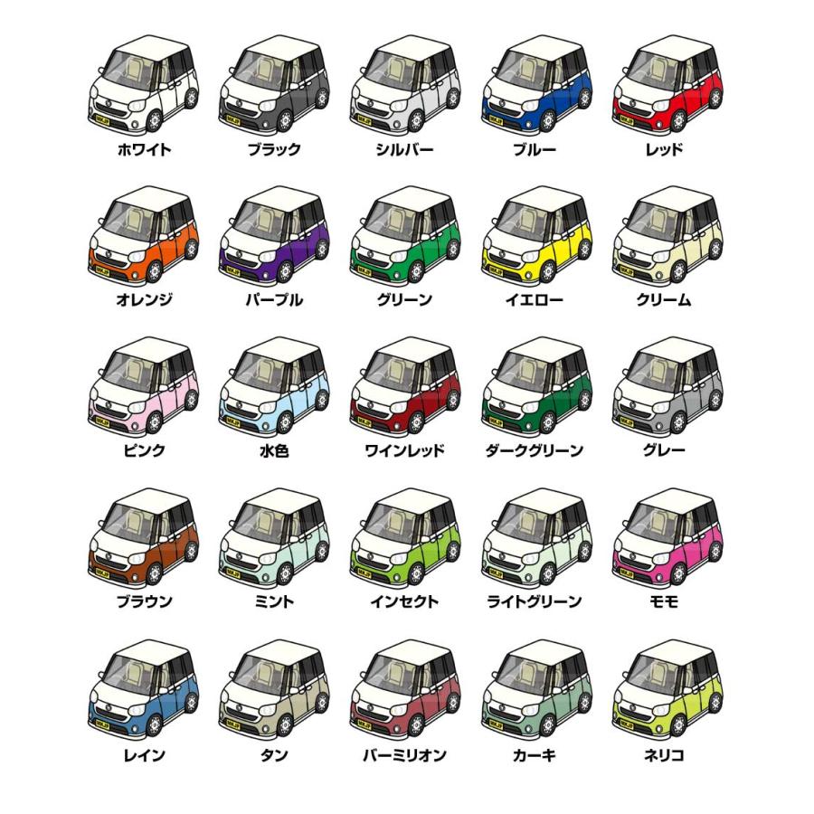 MKJP イラストA5 フレーム付き ダイハツ ムーヴ キャンバス LA800S