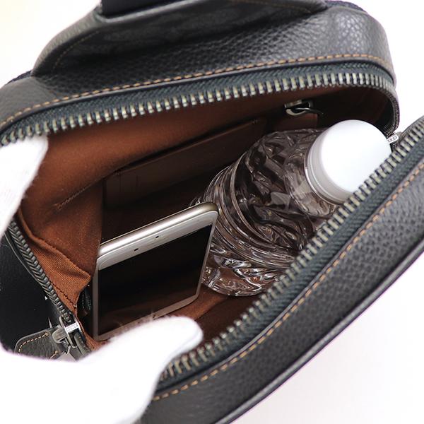 COACH（コーチ） ボディバッグ メンズ カーキ×チャコール C9865 QBTUP