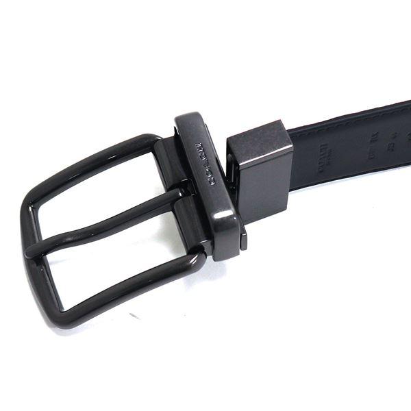 COACH（コーチ） ベルト メンズ COACH Belt リバーシブル仕様 ブラック