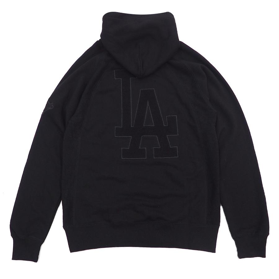 NEW ERA（ニューエラ） MLB ドジャース パーカー Black Letter Hoodie