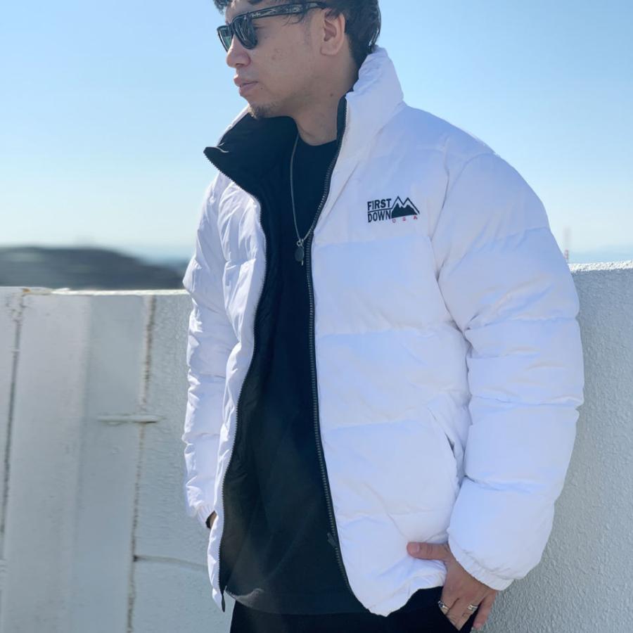 FIRST DOWN（ファーストダウン） リバーシブルダウンジャケット