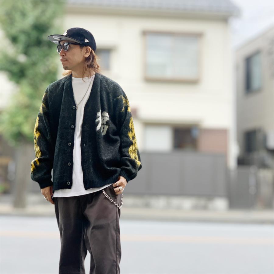 スリフティルック THRIFTY LOOK カーディガン RAGLAN SLEEVE SOUVENIR