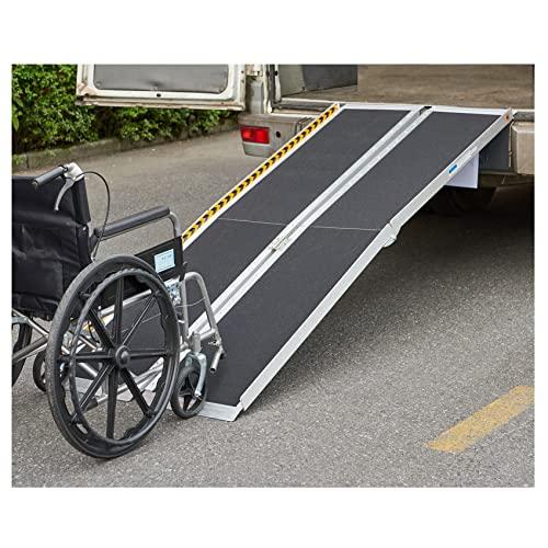 アルミスロープ 152CM, gardhom 段差解消スロープ 30CM 車椅子用 台車