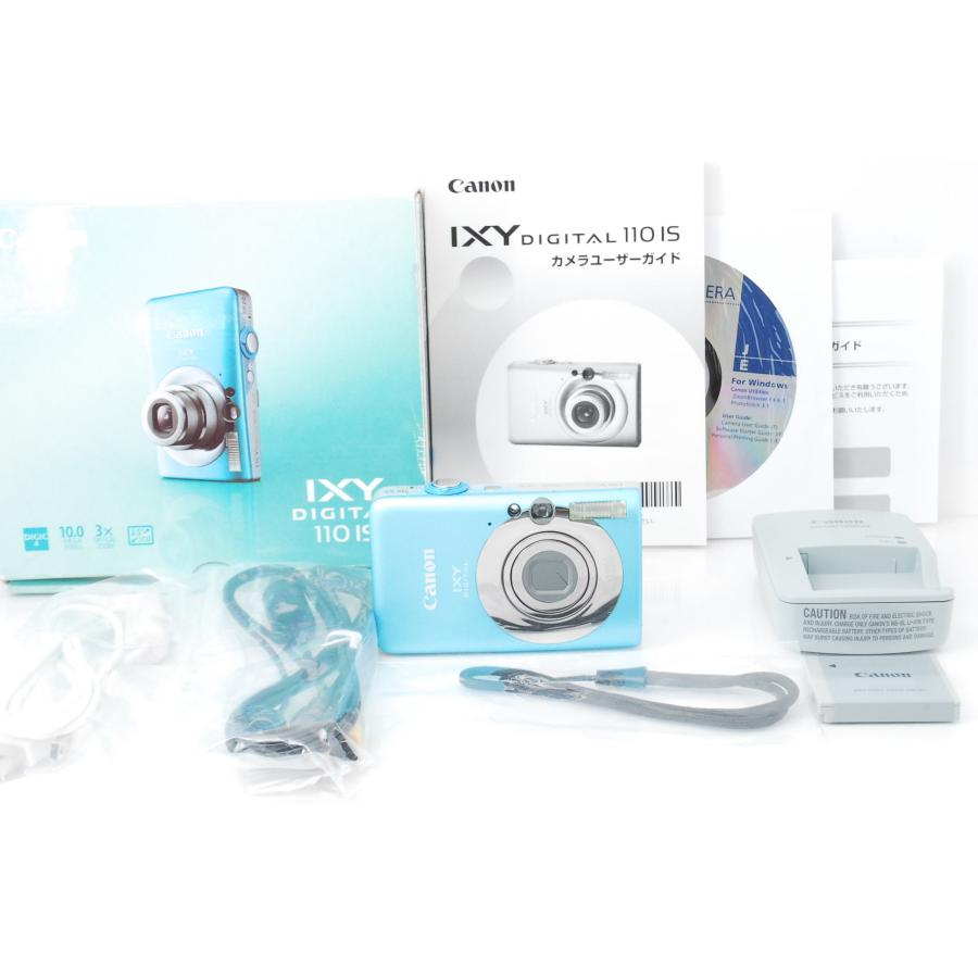 IXY DIGITAL 110 IS Canon キヤノン ブルー : 山ウサギカメラ - 通販