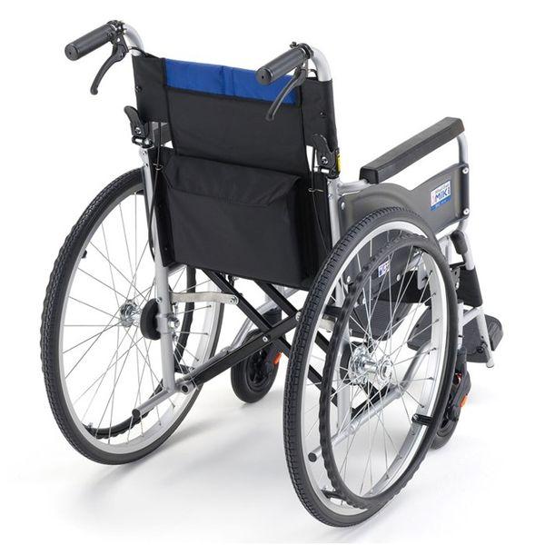 ミキ 車椅子 軽量 コンパクト BAL-R1 折りたたみ 自走用 ノーパンク