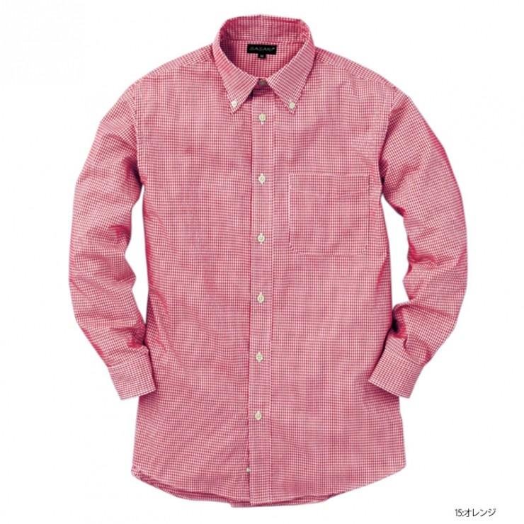 メンズ シャツ 長袖 ギンガムチェックシャツ レディース 抗菌消臭