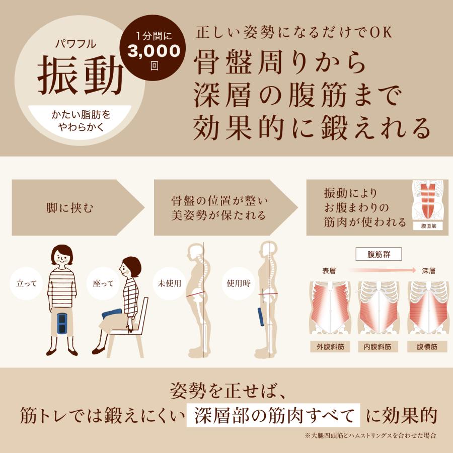 グッドシェイプボーテ MUK EMS×振動 Wアプローチ 置くだけ&はさむだけ