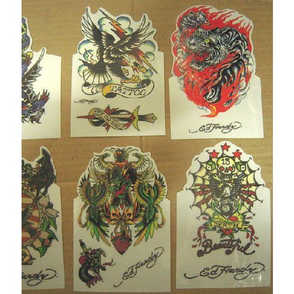 Ed Hardy（エド・ハーディー） タトゥーステッカー - B Tattoo Flash柄