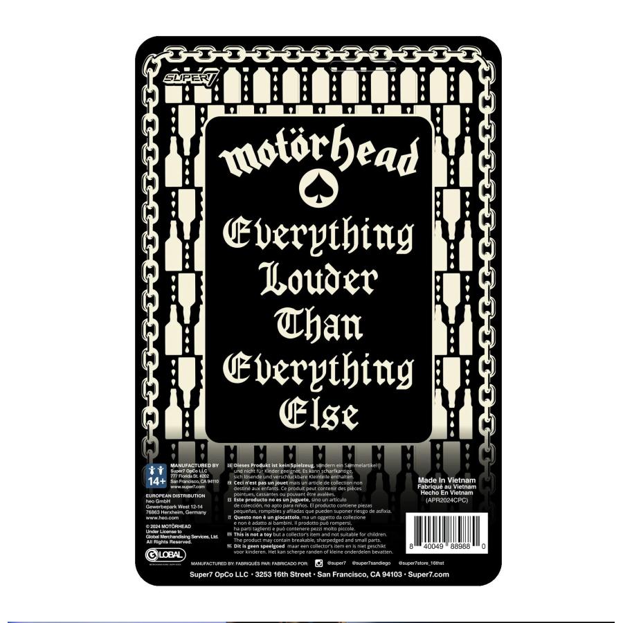 モーターヘッド レミー キルミスター Re Action フィギュア (Ace of