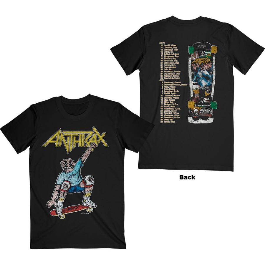 アンスラックス Tシャツ ANTHRAX SPREADING SKATER NOTMAN 正規品