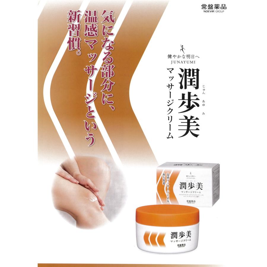 潤歩美 マッサージクリーム 96g 化粧品 温感 2種類の温感成分 保湿